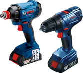 Bosch комбиновани комплет GDX 180-LI и GSR 180-LI акумулаторске бушилице.