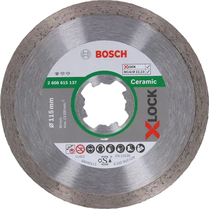 Bosch X-LOCK Стандард за керамичку дијамантску резну плочу 115 мм.