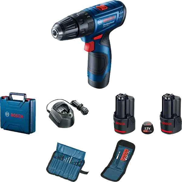 Bosch GSB 120-LI сет акумулаторских бушилица са батеријама и кутијом.