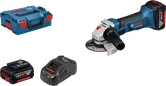 Bosch GWS 18V-LI сет акумулаторских угаоних брусилица.