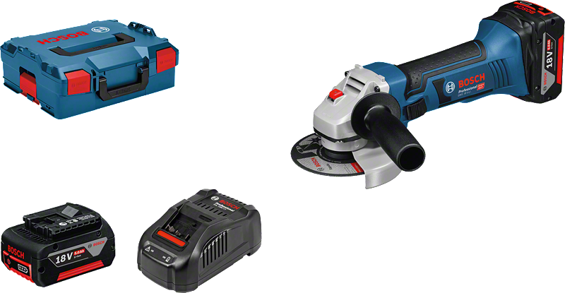 Bosch GWS 18V-LI сет акумулаторских угаоних брусилица.