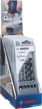 Приказ Bosch сета од 5 шестоугаоних бургија PointTeQ HSS.