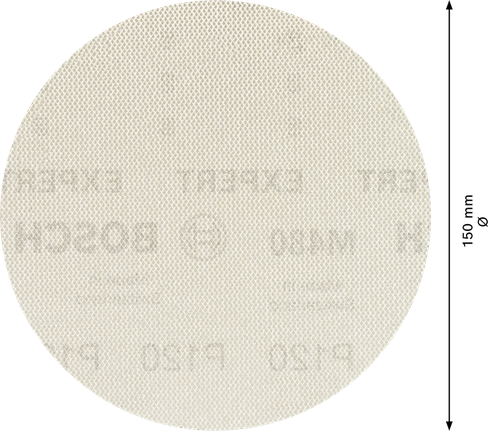 Bosch EXPERT M480 брусна мрежа 150 mm G120 диск.