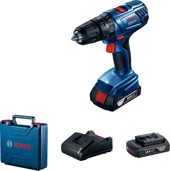 Bosch GSB 180-LI сет акумулаторских бушилица са кутијом и батеријом.