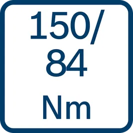 Obrtni momenat 150/84 Nm