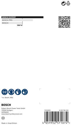 Bosch Expert N880 флис јастучић 115 x 140 мм груби, 2 комада.