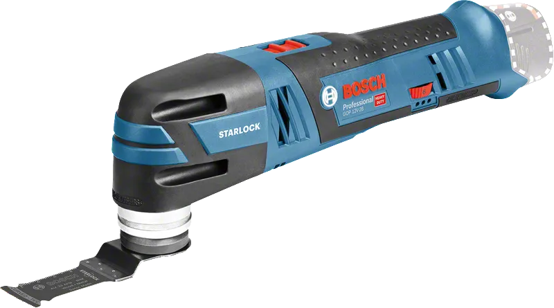 Bosch GOP 12V-28 акумулаторски мултиалат са Starlock сечивом.