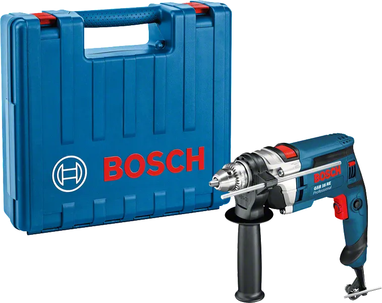 Bosch GSB 16 RE бушилица са торбом за ношење.