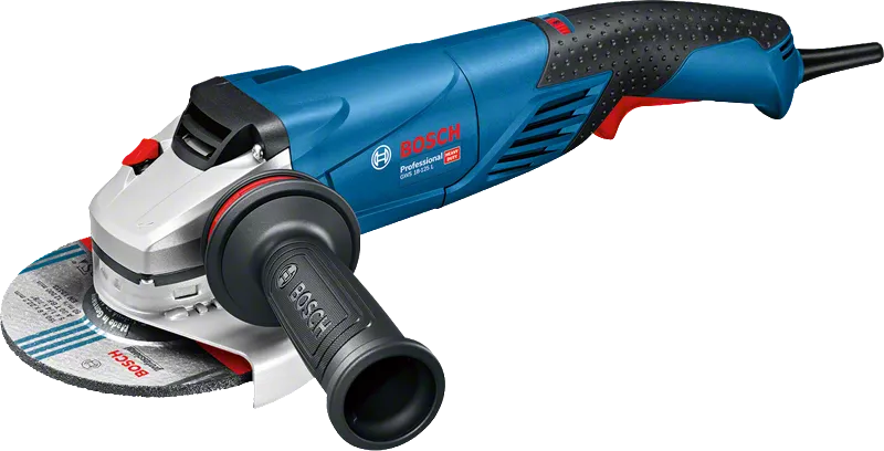 Bosch ГВС 18-125 СЛ угаона брусилица са ергономском дршком.