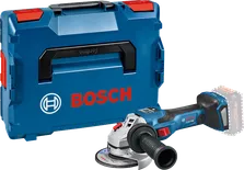 Bosch GWS 18V-15 SC акумулаторска угаона брусилица са кућиштем.