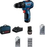 Bosch GSB 12V-30 акумулаторска бушилица са прибором.