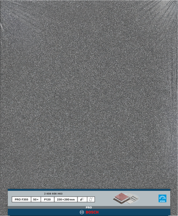 Брусни ваљак Bosch PRO C355, гранулација 120, 230x280 мм.