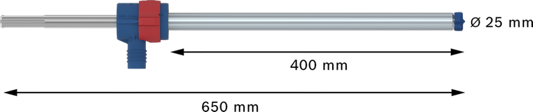 Bosch ЕКСПЕРТ СДС Клин макс-8X бургија за ударце 25 мм.