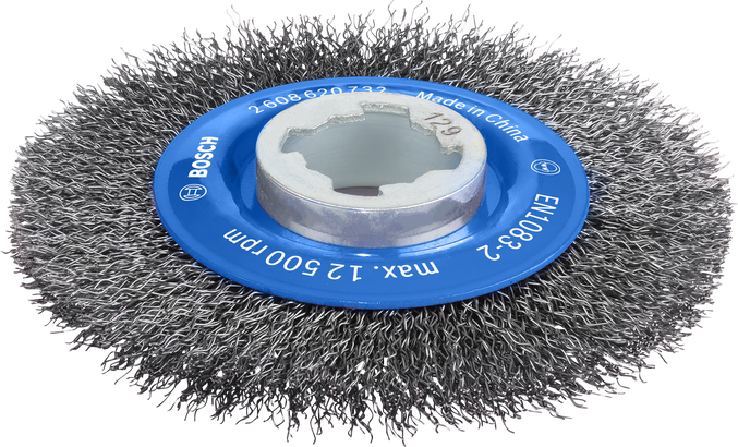 Bosch PRO Metal clean X-Lock жичани точак, пречника 115 mm.