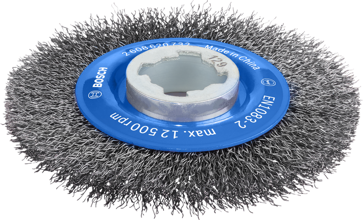 Bosch PRO Metal clean X-Lock жичани точак, пречника 115 mm.