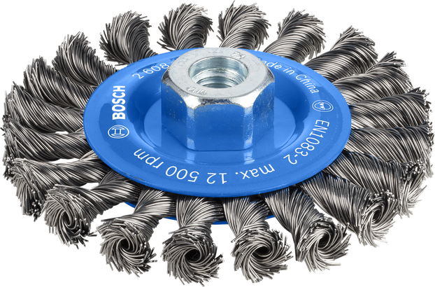 Bosch ПРО Метални тешки жичани точак 115 мм за угаоне брусилице.