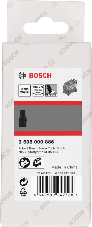 Bosch КОМБИ адаптер за електрични алат 9 мм 26/36.