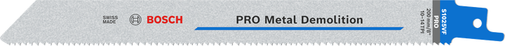 Bosch PRO сечиво за рушење метала S1025VF са варијабилним назубљењима.