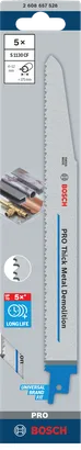 Bosch ПРО рушење дебелог метала С1130ЦФ 5 ком 1,6 x 22 x 225 мм.