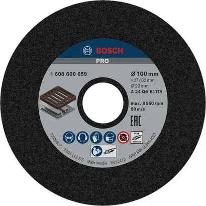 Bosch ПРО брусни точак за метал 100 мм за обраду метала.