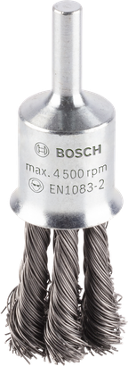 Bosch ПРО Метална четка са тешким крајем и чвороватом жицом.