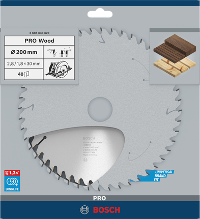 Сечиво кружне тестере Bosch PRO Wood 200 mm.