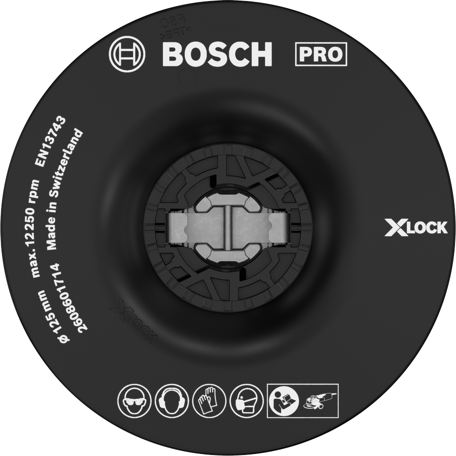 Bosch PRO подлога мекана 125 mm X-Lock прибор.