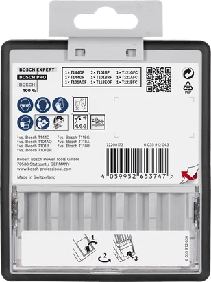 Bosch PRO сет за дрво и метал 100 мм, 10 делова.