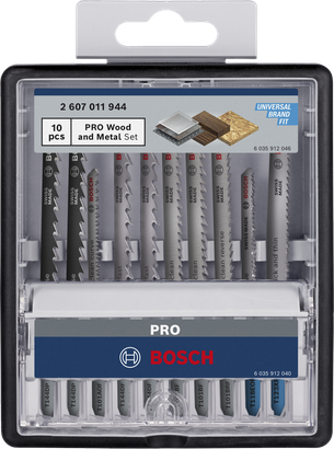 Bosch PRO сет за дрво и метал 100 мм, 10 делова.