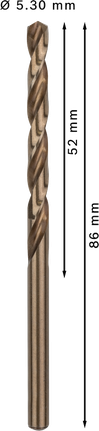 Bosch PRO HSS-Co спирална бургија 5,3 mm за метал.
