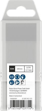 Bosch PRO листови убодне тестере за тврдо дрво T101BF 100 мм, 25 комада.