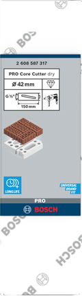 Bosch PRO секач за језгра за суво сечење 42×150 mm.