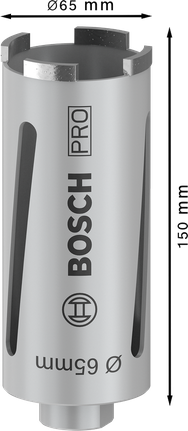 Bosch ПРО секач за језгра за суво сечење 65x150 мм G 1/2-инча.