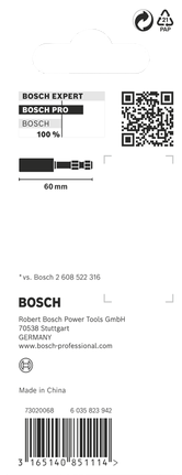 Bosch PRO стандардни држач битова 60 mm.