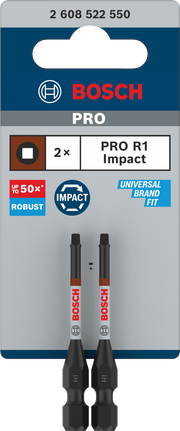 Bosch PRO R1 ударни битови 55 mm, 2 ком.