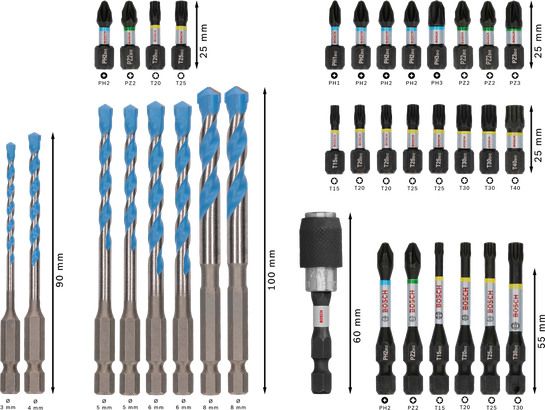 Mešani PRO Impact Mixed Set