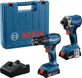 Bosch сет акумулаторске бушилице и ударног одвијача од 18 V.