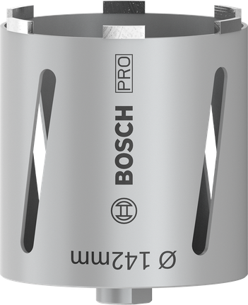 Bosch ПРО језгрови секач за суво сечење 142 мм са 7 сегмената.