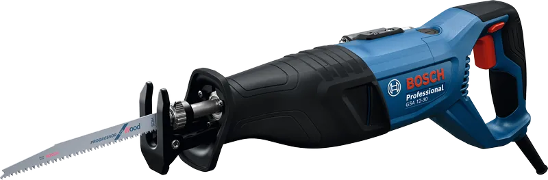 Bosch ГСА 12-30 сабљаста тестера за сечење дрвета.