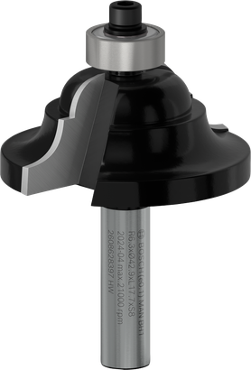 Bosch PRO глодало са заобљеним и заобљеним дном, причвршћивање 8 mm.