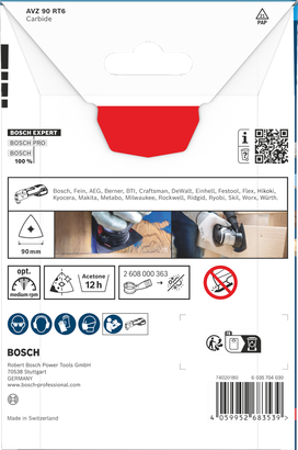 Брусна плоча Bosch EXPERT AVZ 90 RT6 90 mm.