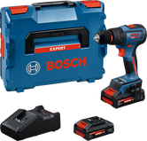 Bosch сет акумулаторских бушилица са 18В батеријама и кутијом.