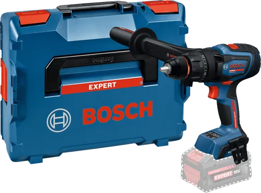 Bosch EXSB18V-150 акумулаторска бушилица са кућиштем.