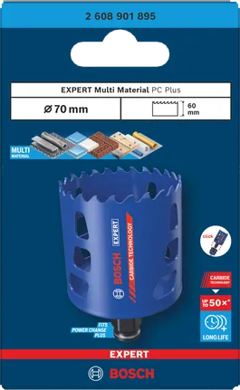 Bosch тестера за више материјала за отворе 70×60 мм.