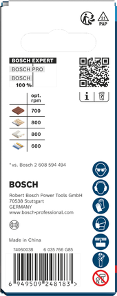 Bosch EXPERT кружна тестера за грађевински материјал 40 x 60 mm.