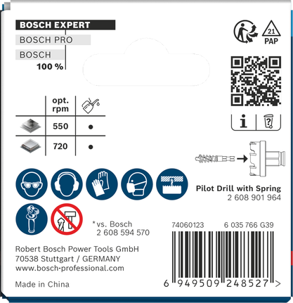 Bosch тестера за отворе за лим 22×5 мм.