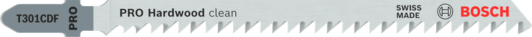 Bosch PRO Hardwood clean T301CDF сечиво убодне тестере, брушени зупци.