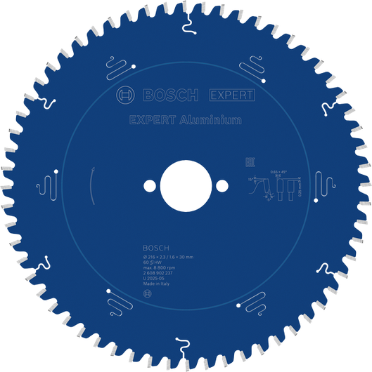 Bosch EXPERT лист кружне тестере за алуминијум, 216 mm T60.