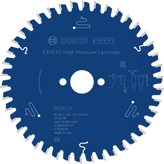 Bosch EXPERT кружна тестера за ламинат под високим притиском, 140 мм.