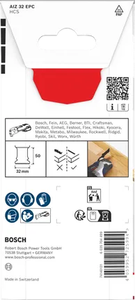 Bosch сечиво за сечење дрвета AIZ 32 EPC Starlock 32x50 мм.
